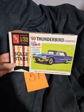 MT '60 Thunderbird Hardtop Model Kit - Blue & White Artwork